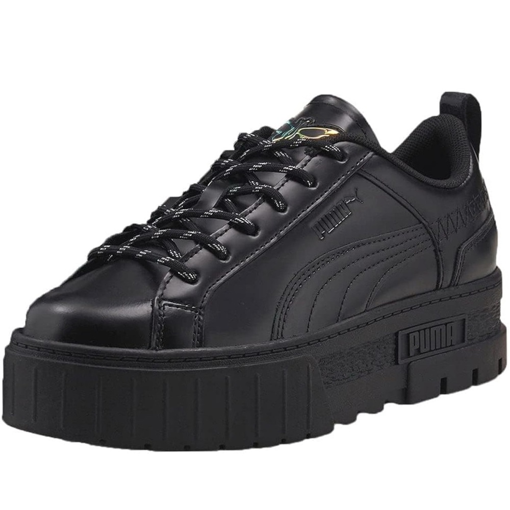 PUMA Black Mayze Platform Shoes size 7 Chunky